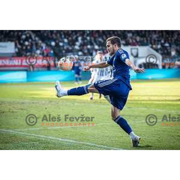in action during Prva liga Telemach football match between Mura and Maribor in Fazanerija, Murska Sobota, Slovenia on March 5, 2023. Photo: Jure Banfi