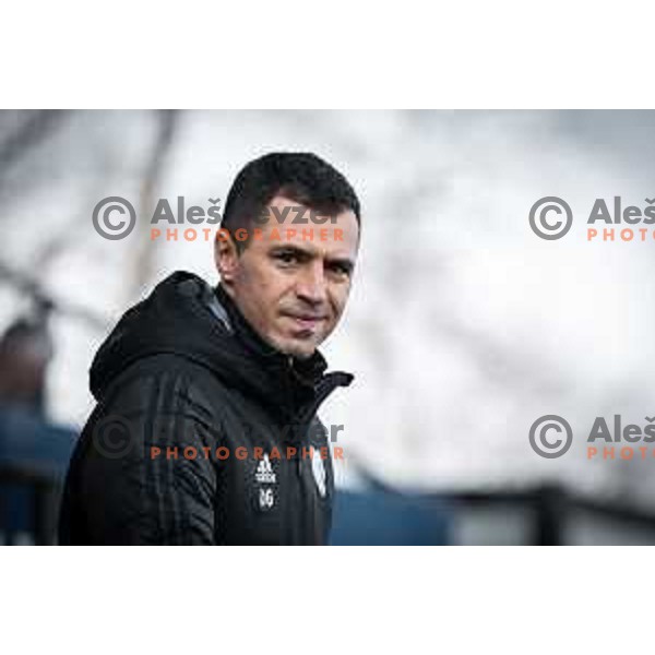 Dejan Grabic, head coach of Mura during Prva liga Telemach football match between Mura and Maribor in Fazanerija, Murska Sobota, Slovenia on March 5, 2023. Photo: Jure Banfi