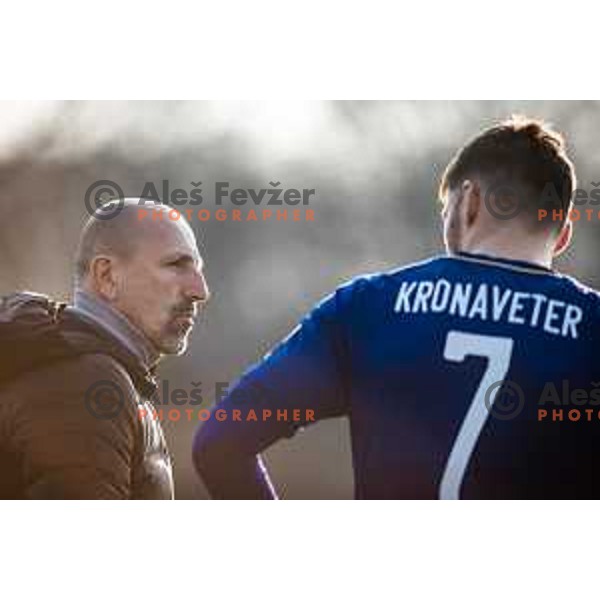 Damir Krznar, head coach of Maribor during Prva liga Telemach football match between Mura and Maribor in Fazanerija, Murska Sobota, Slovenia on March 5, 2023. Photo: Jure Banfi