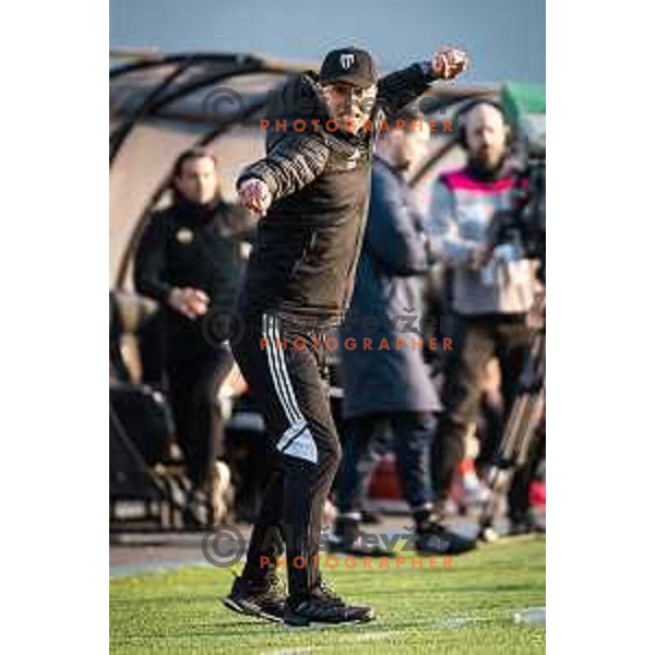 Dejan Grabic, head coach of Mura during Prva liga Telemach football match between Mura and Maribor in Fazanerija, Murska Sobota, Slovenia on March 5, 2023. Photo: Jure Banfi