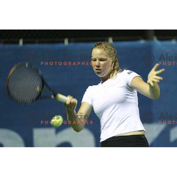 Maja Kambic of Slovenia. Banka Koper Slovenia Open 1st round, Portoroz 21.7.2008. Photo Primoz Lovric 