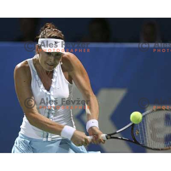 Julia Vakulenko of Ukraina. Banka Koper Slovenia Open 1st round, Portoroz 21.7.2008. Photo Primoz Lovric 