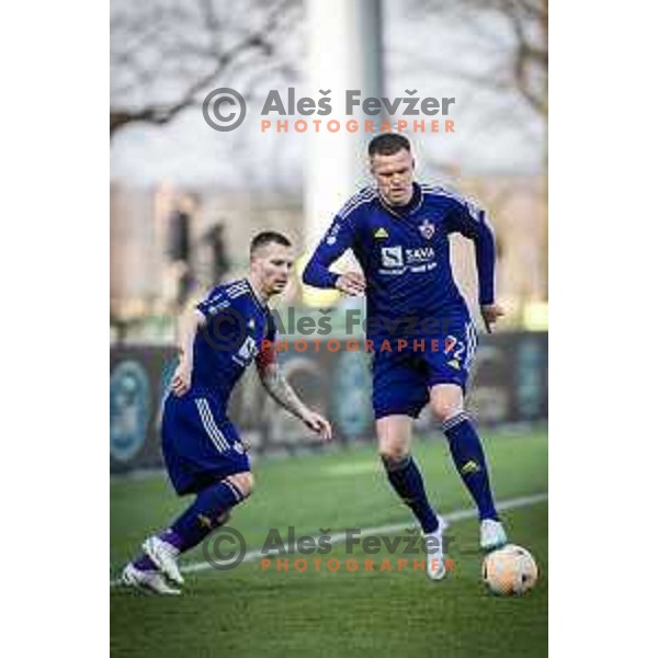 in action during Prva liga Telemach football match between Mura and Maribor in Fazanerija, Murska Sobota, Slovenia on March 5, 2023. Photo: Jure Banfi
