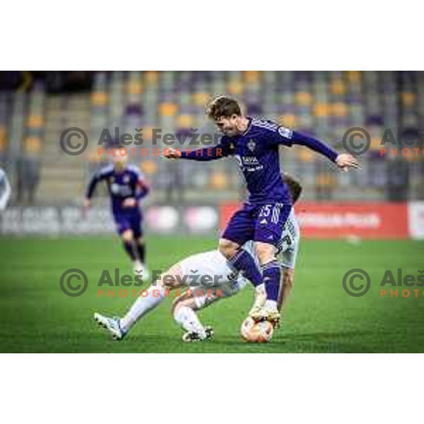 in action during Prva liga Telekom football match between Maribor and Tabor in Ljudski vrt, Maribor, Slovenia on March 11, 2023. Photo: Jure Banfi