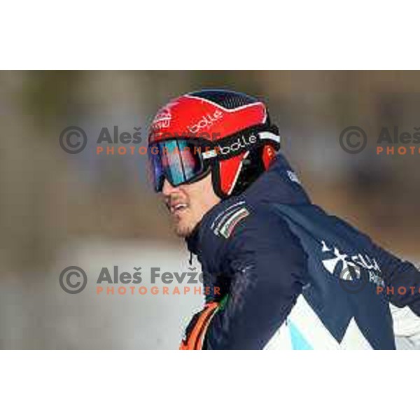 During course inspection of AUDI FIS Ski World Cup Giant Slalom for 62.Vitranc Cup, Kranjska Gora, Slovenia on March 12, 2023