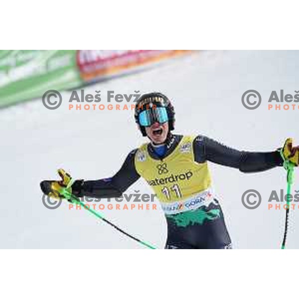 of AUDI FIS Ski World Cup Giant Slalom for 62.Vitranc Cup, Kranjska Gora, Slovenia on March 12, 2023