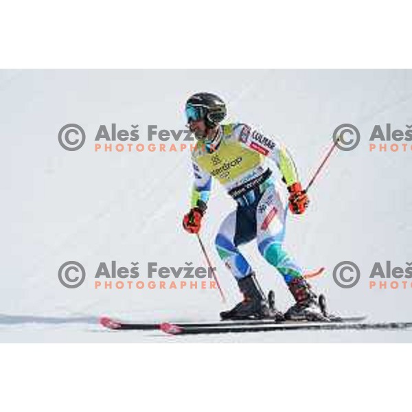 Zan Kranjec (SLO) at AUDI FIS Ski World Cup Giant Slalom for 62.Vitranc Cup, Kranjska Gora, Slovenia on March 12, 2023