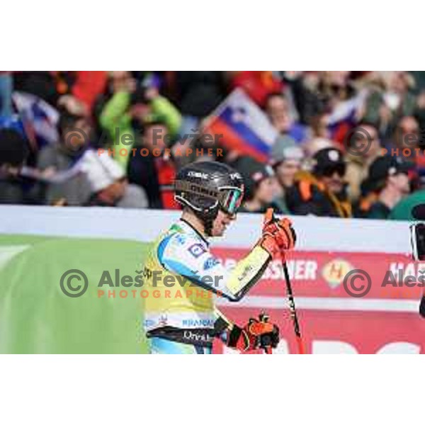 Zan Kranjec (SLO) at AUDI FIS Ski World Cup Giant Slalom for 62.Vitranc Cup, Kranjska Gora, Slovenia on March 12, 2023