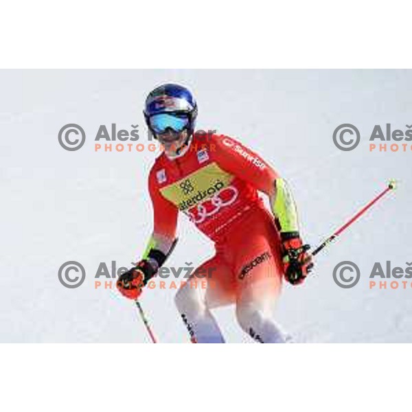 Marco Odermatt (SUI), winner of AUDI FIS Ski World Cup Giant Slalom for 62.Vitranc Cup, Kranjska Gora, Slovenia on March 12, 2023