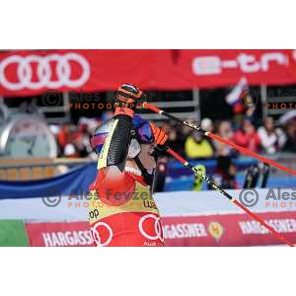 Marco Odermatt (SUI), winner of AUDI FIS Ski World Cup Giant Slalom for 62.Vitranc Cup, Kranjska Gora, Slovenia on March 12, 2023