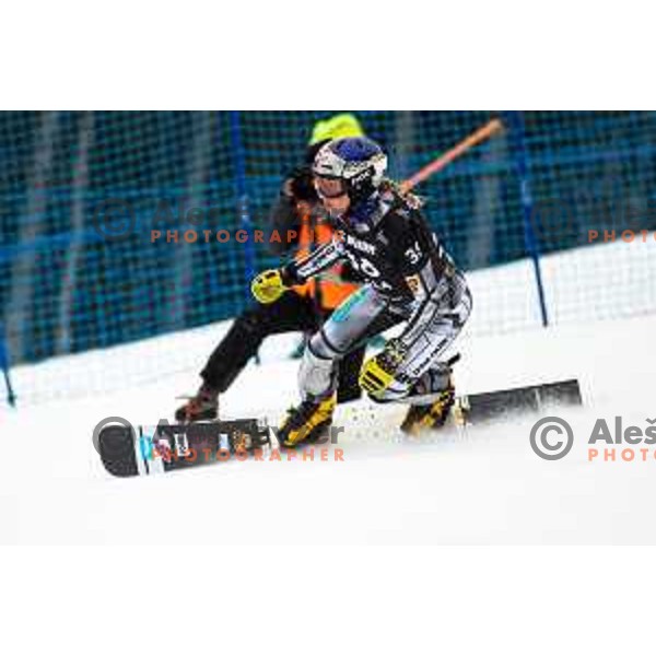 at FIS Snowboard World Cup Parallel Giant Slalom at Rogla Ski resort, Slovenia on March 15, 2023