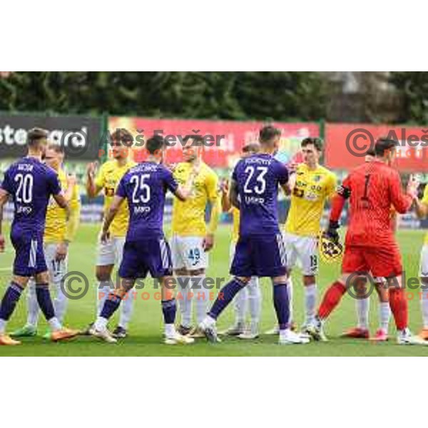 in action during Prva Liga Telemach 2022-2023 football match between Bravo and Maribor in Ljubljana, Slovenia on March 15, 2023