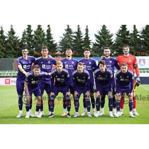 in action during Prva Liga Telemach 2022-2023 football match between Bravo and Maribor in Ljubljana, Slovenia on March 15, 2023