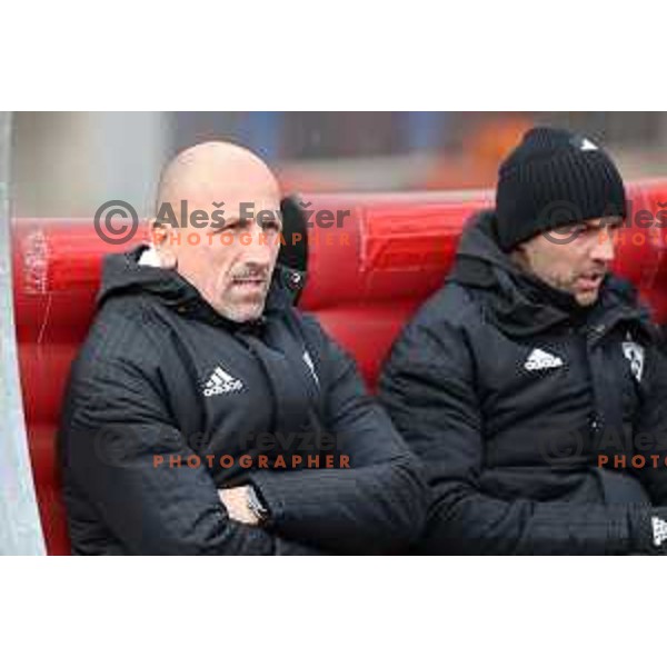 Damir Krznar, head coach of Maribor during Prva Liga Telemach 2022-2023 football match between Bravo and Maribor in Ljubljana, Slovenia on March 15, 2023