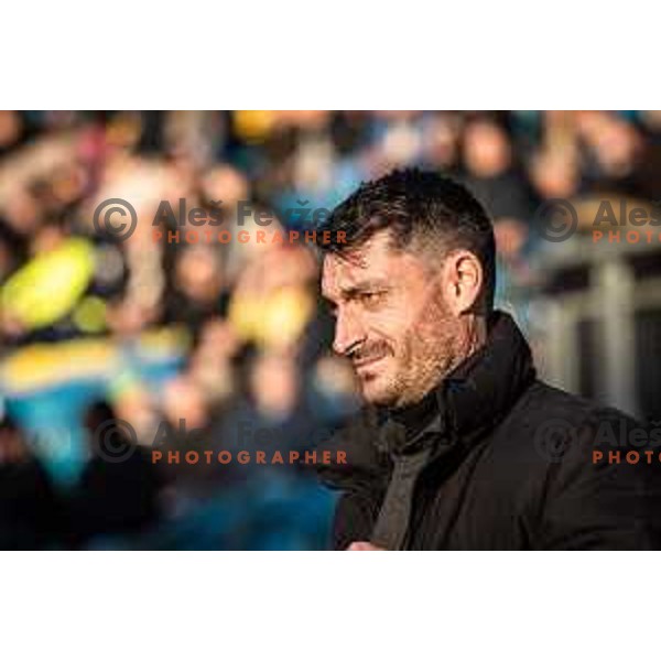 in action during Prva liga Telekom football match between Celje and Olimpija in Arena z’dezele, Celje, Slovenia on March 15, 2023. Photo: Jure Banfi