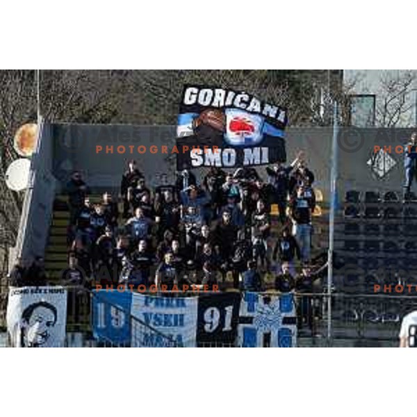 in action during Prva Liga Telemach 2022-2023 football match between Tabor Sezana and Gorica in Sezana on March 16, 2023