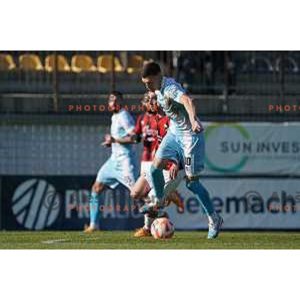 Zvonimir Petrovic in action during Prva Liga Telemach 2022-2023 football match between Tabor Sezana and Gorica in Sezana on March 16, 2023