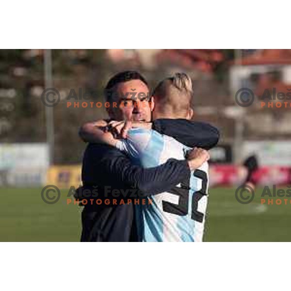 in action during Prva Liga Telemach 2022-2023 football match between Tabor Sezana and Gorica in Sezana on March 16, 2023