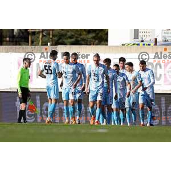 in action during Prva Liga Telemach 2022-2023 football match between Tabor Sezana and Gorica in Sezana on March 16, 2023