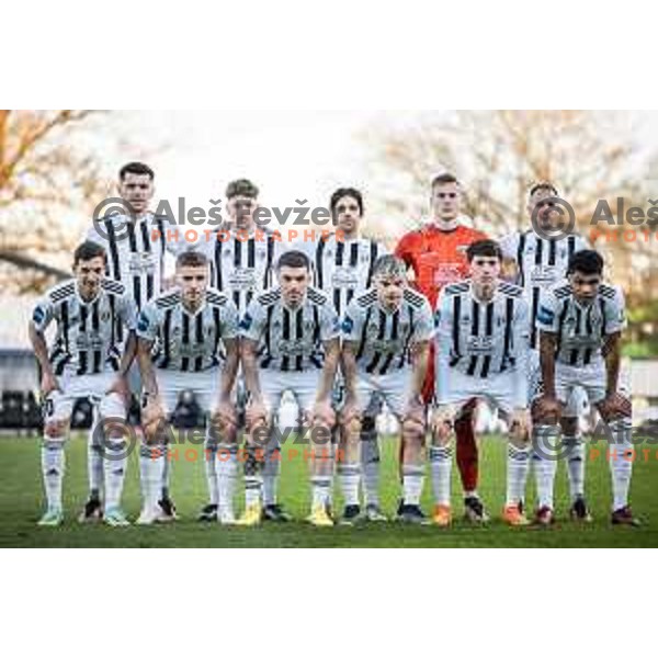 Mura starting eleven during Prva liga Telemach football match between Mura and Koper in Fazanerija, Murska Sobota, Slovenia on March 16, 2023. Photo: Jure Banfi