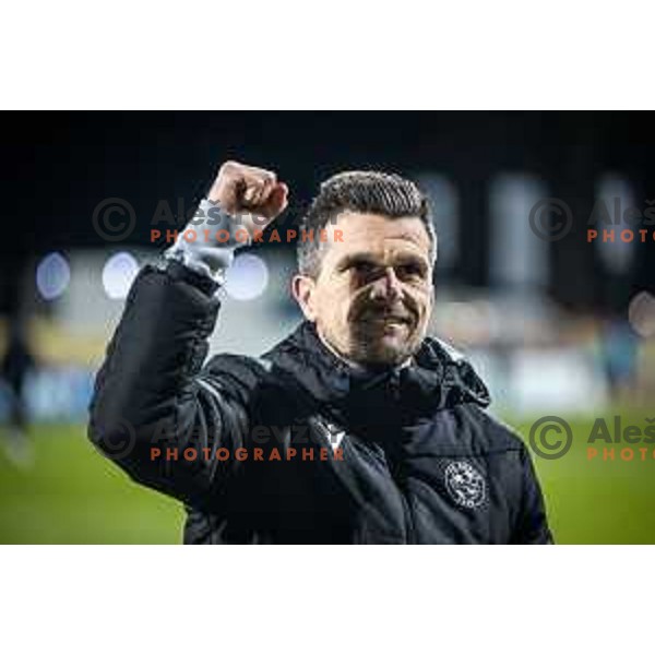 Zoran Zeljko, head coach of Koper during Prva liga Telemach football match between Mura and Koper in Fazanerija, Murska Sobota, Slovenia on March 16, 2023. Photo: Jure Banfi