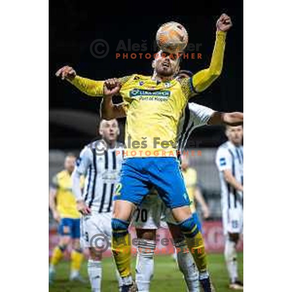 in action during Prva liga Telemach football match between Mura and Koper in Fazanerija, Murska Sobota, Slovenia on March 16, 2023. Photo: Jure Banfi