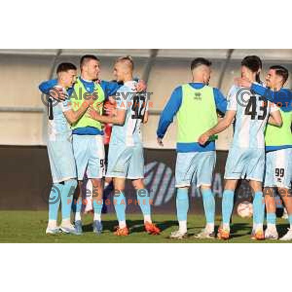 in action during Prva Liga Telemach 2022-2023 football match between Tabor Sezana and Gorica in Sezana on March 16, 2023