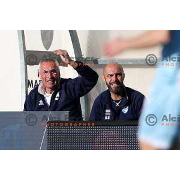 Edoardo Reja, head coach of Gorica during Prva Liga Telemach 2022-2023 football match between Tabor Sezana and Gorica in Sezana on March 16, 2023