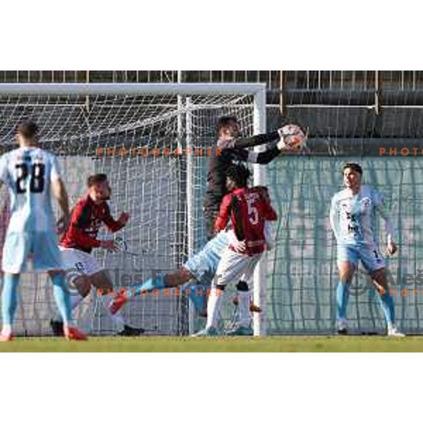 in action during Prva Liga Telemach 2022-2023 football match between Tabor Sezana and Gorica in Sezana on March 16, 2023