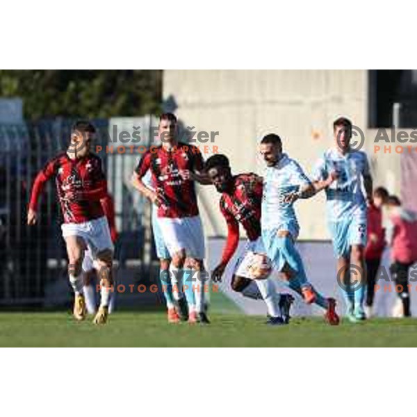 in action during Prva Liga Telemach 2022-2023 football match between Tabor Sezana and Gorica in Sezana on March 16, 2023