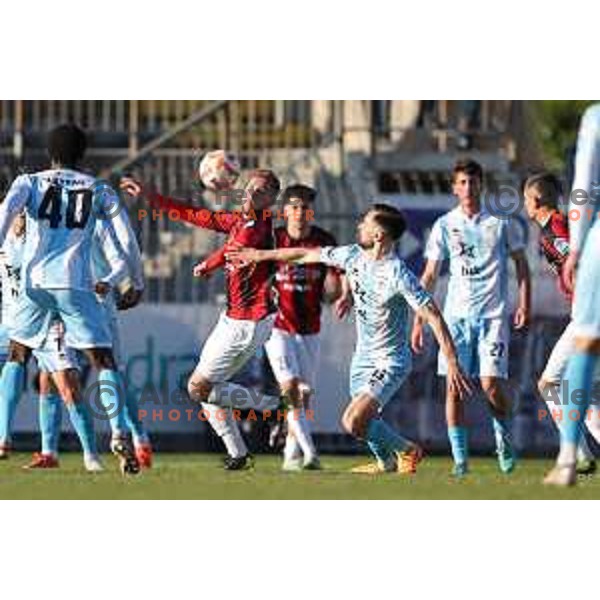 in action during Prva Liga Telemach 2022-2023 football match between Tabor Sezana and Gorica in Sezana on March 16, 2023