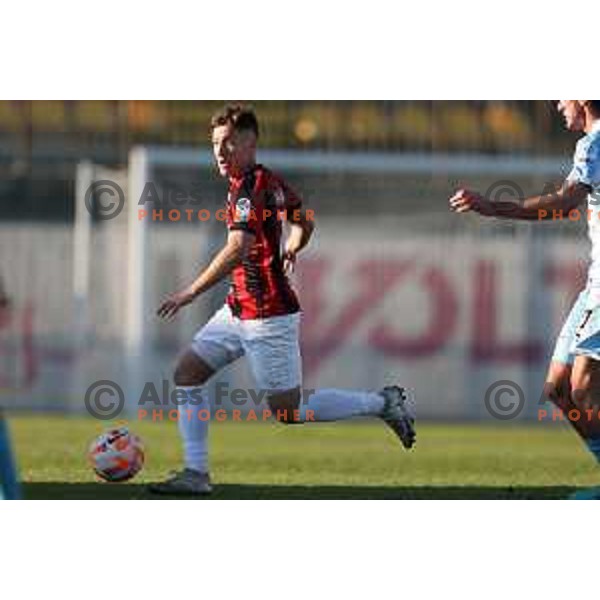 in action during Prva Liga Telemach 2022-2023 football match between Tabor Sezana and Gorica in Sezana on March 16, 2023