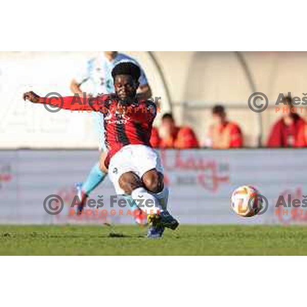 in action during Prva Liga Telemach 2022-2023 football match between Tabor Sezana and Gorica in Sezana on March 16, 2023