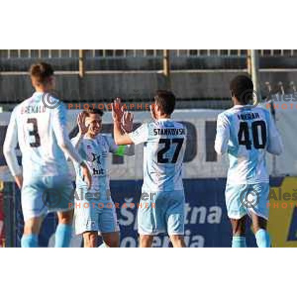 Etien Velikonja in action during Prva Liga Telemach 2022-2023 football match between Tabor Sezana and Gorica in Sezana on March 16, 2023