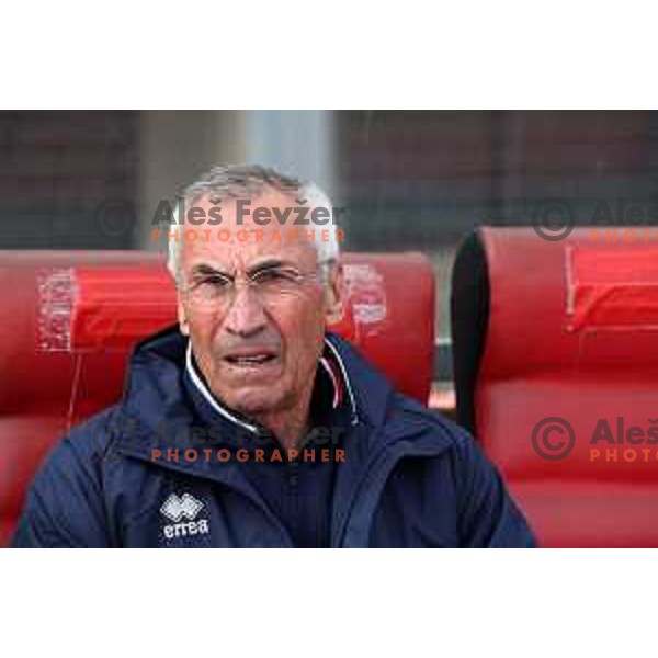 Edoardo Reja during Prva Liga Telemach 2022-2023 football match between Bravo and Gorica in Ljubljana, Slovenia on March 19, 2023