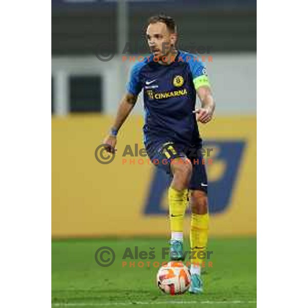 Denis Popovic in action during Prva Liga Telemach 2022-2023 football match between Celje and Domzale in Celje, Slovenia on March 18, 2023