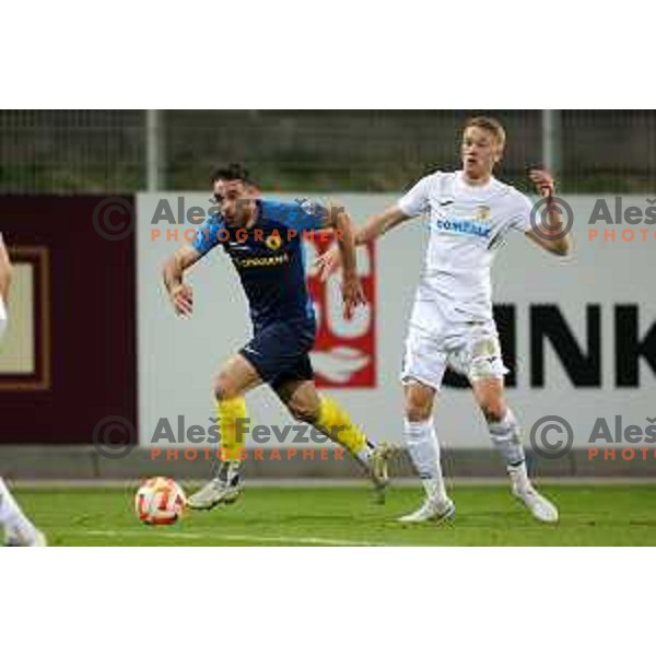 Aljosa Matko in action during Prva Liga Telemach 2022-2023 football match between Celje and Domzale in Celje, Slovenia on March 18, 2023 