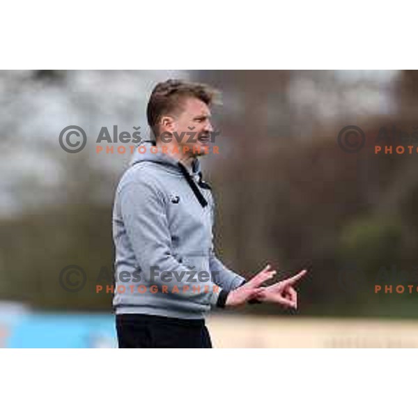 Ales Arnol, head coach of Bravo during Prva Liga Telemach 2022-2023 football match between Bravo and Gorica in Ljubljana, Slovenia on March 19, 2023