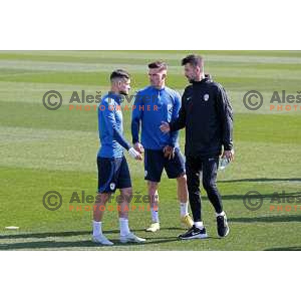 during practice session of Slovenia National football team at NNC Brdo, Slovenia on March 21, 2023