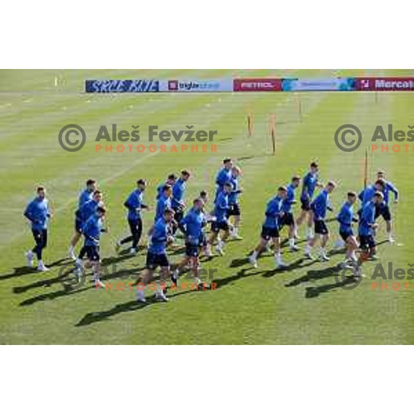 during practice session of Slovenia National football team at NNC Brdo, Slovenia on March 21, 2023