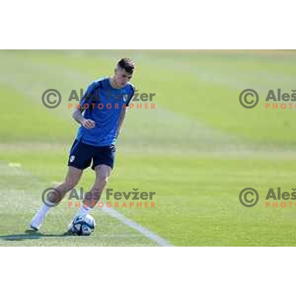 during practice session of Slovenia National football team at NNC Brdo, Slovenia on March 21, 2023