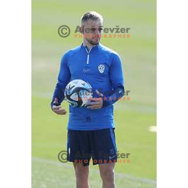 during practice session of Slovenia National football team at NNC Brdo, Slovenia on March 21, 2023