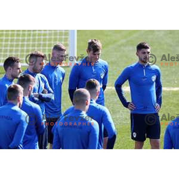 during practice session of Slovenia National football team at NNC Brdo, Slovenia on March 21, 2023