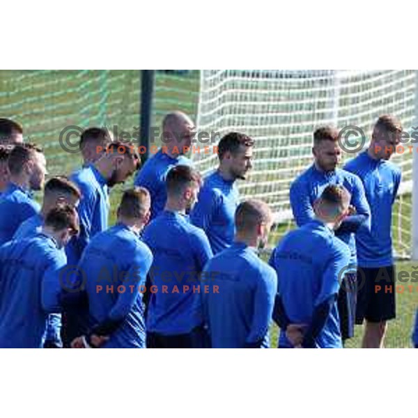 during practice session of Slovenia National football team at NNC Brdo, Slovenia on March 21, 2023