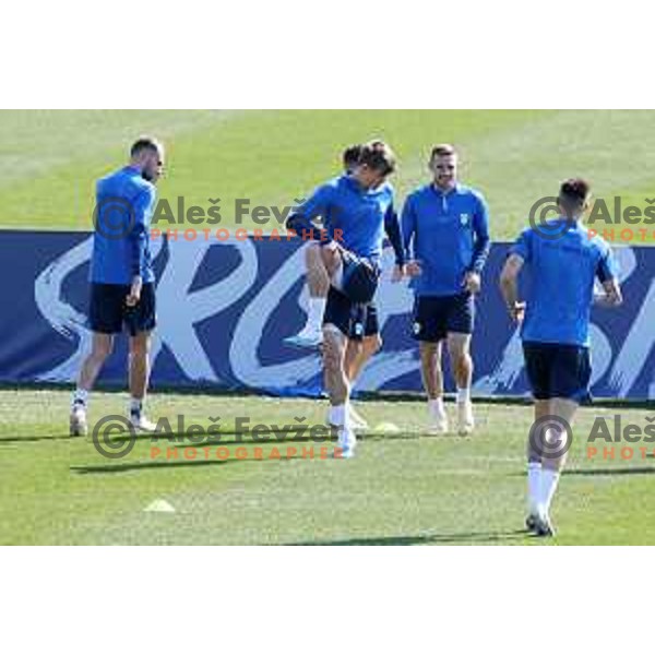 during practice session of Slovenia National football team at NNC Brdo, Slovenia on March 21, 2023