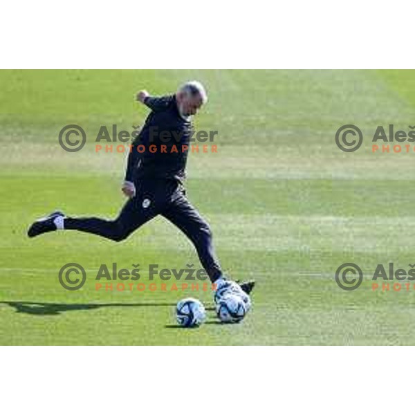 during practice session of Slovenia National football team at NNC Brdo, Slovenia on March 21, 2023