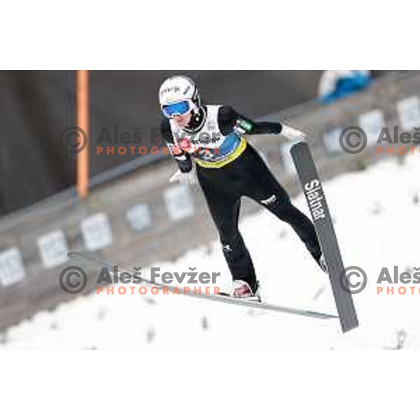 Jernej Presecnik (SLO) competes in Qualification of Men\'s Ski Flying Individual at the Final of FIS Ski jumping World Cup in Planica, Slovenia on March 30, 2023