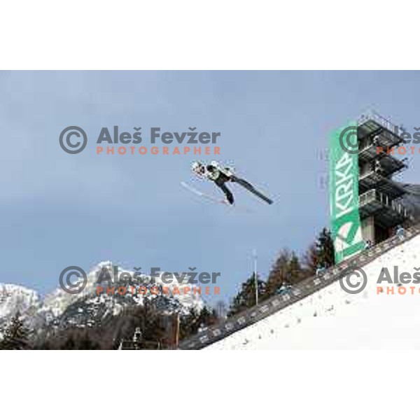 during Qualification of Men\'s Ski Flying Individual at the Final of FIS Ski jumping World Cup in Planica, Slovenia on March 30, 2023