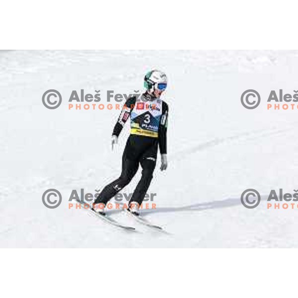 Jernej Presecnik (SLO) competes in Qualification of Men\'s Ski Flying Individual at the Final of FIS Ski jumping World Cup in Planica, Slovenia on March 30, 2023