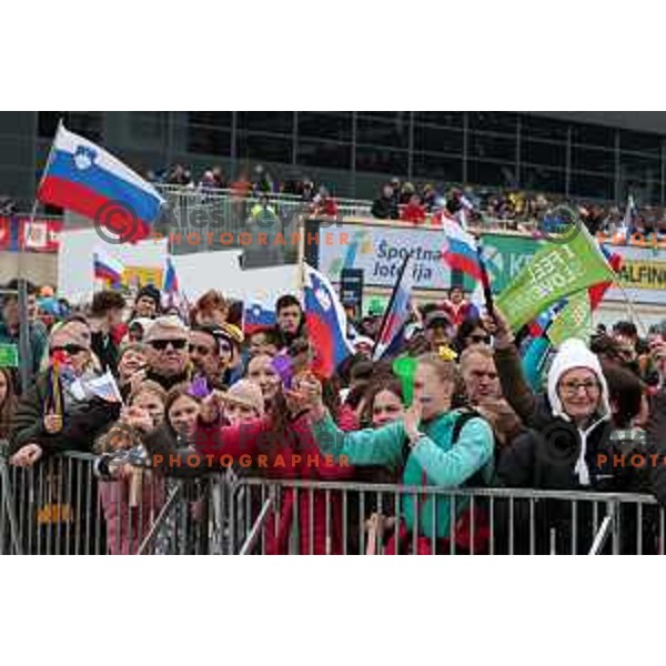 during Qualification of Men\'s Ski Flying Individual at the Final of FIS Ski jumping World Cup in Planica, Slovenia on March 30, 2023